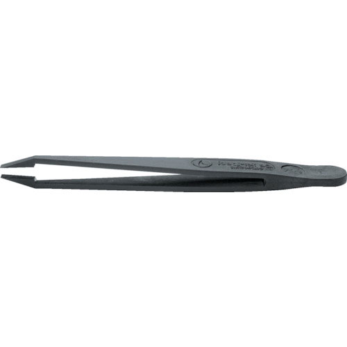 ｉｄｅａｌｔｅｋ　ＥＳＤプラスチック製ピンセット　１１５ｍｍ　先平型＿