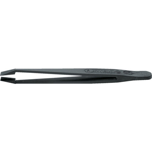 ｉｄｅａｌｔｅｋ　ＥＳＤプラスチック製ピンセット　１１５ｍｍ　先平台形型＿