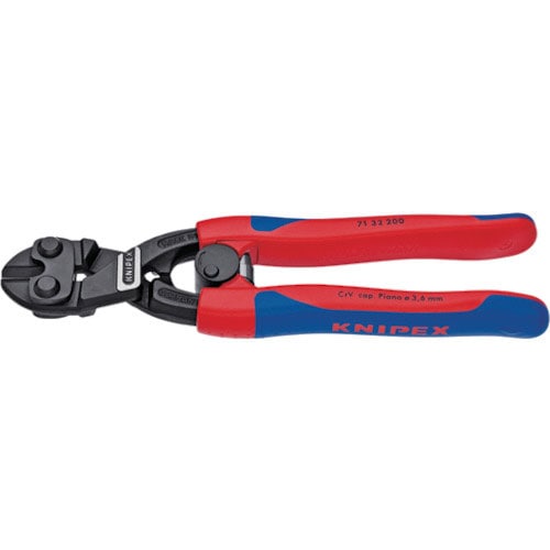 KNIPEX 200mm ミニクリッパー(強力型/スプリング付)_