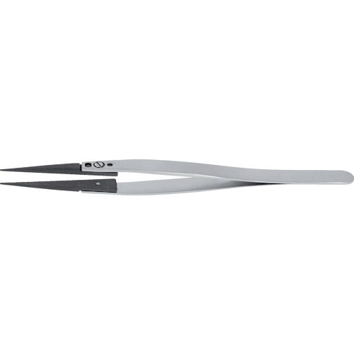 ｉｄｅａｌｔｅｋ　ＥＳＤセラミックピンセット　チップ交換タイプ　直型　１３５ｍｍ＿