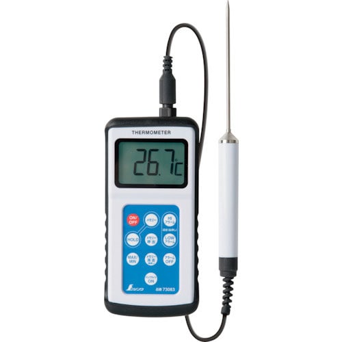 シンワ　デジタル温度計　Ｈ－３　最高・最低隔測式プローブ　防水型＿
