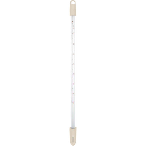 シンワ　棒状温度計　Ｈ－７Ｃ　青液　－１０～６５℃　３０ｃｍ　ケース付＿