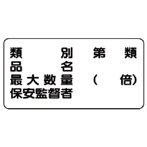 ユニット　危険物標識（横型）危険物の類別・エコユニボード・３００Ｘ６００＿