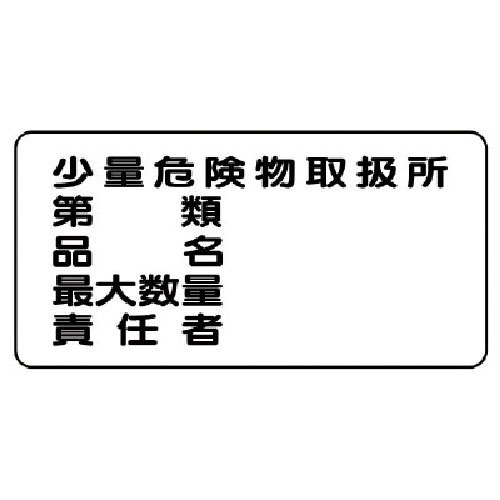 ユニット 危険物標識(横型)第類 品名 最大・エコユニボード・300X600_