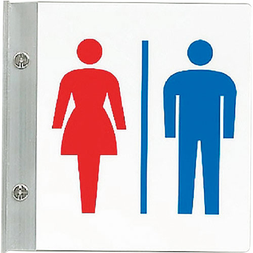 ユニット トイレ表示男女セット_