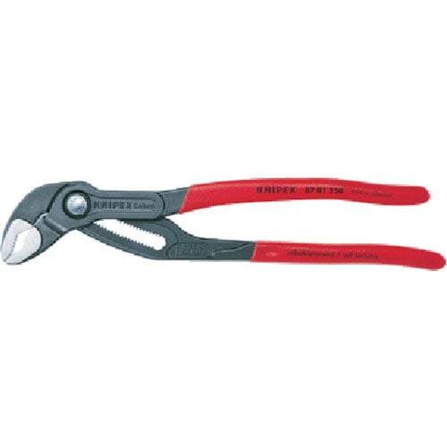 ＫＮＩＰＥＸ　ウォーターポンププライヤー　コブラ　ソフトプラスチックハンドル　２５０ｍｍ＿