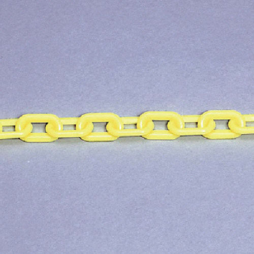 ユニット プラスチックチェーン 黄・蛍光色 1.5m_