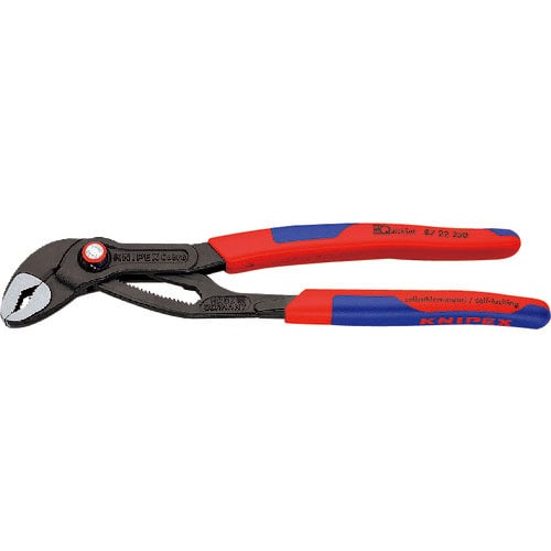 KNIPEX ウォーターポンププライヤー コブラクイックセット コンフォートハンドル 250mm_