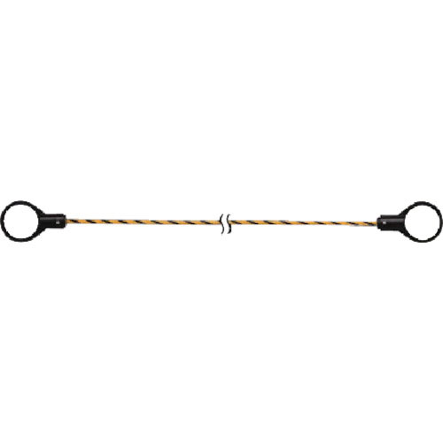 ユニット　コーンロープ　黄黒　１２Ф×２０００ｍｍ＿