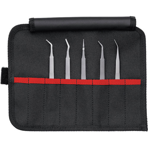 ＫＮＩＰＥＸ　精密ＳМＤピンセット５本組セット＿