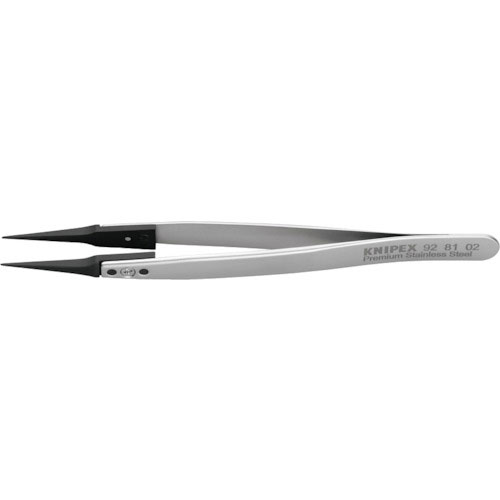 ＫＮＩＰＥＸ　ＥＳＤチップ交換式ピンセット　１３０ｍｍ＿