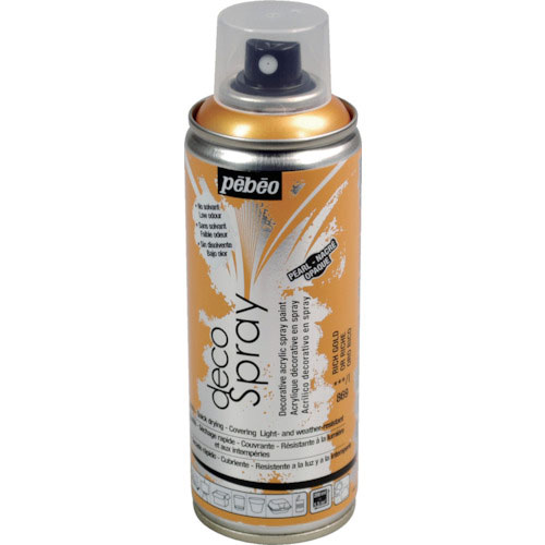 ペベオ DIY用デコスプレー 200ml パール色 NO.869リッチゴールド_