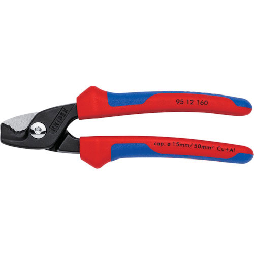 KNIPEX ステップカット ケーブルカッター 160mm_
