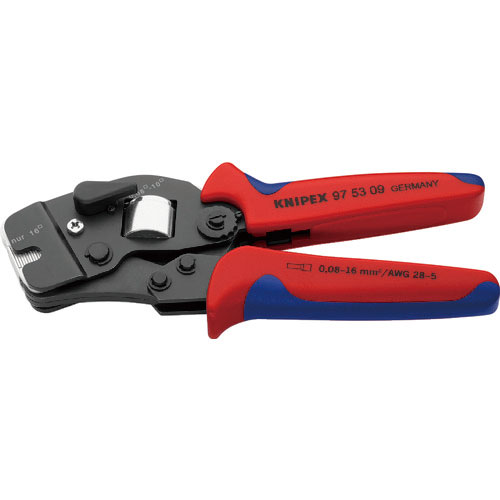KNIPEX 9753-09 ワイヤーエンドスリーブ圧着ペンチ_