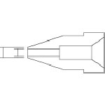 白光　はんだ除去器用交換パーツ　ノズル　内径０．８ｍｍ　適合機種４７４／４７５／７０１／８０８＿