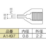 白光　ノズル　０．８ｍｍ　ＳＳ型＿