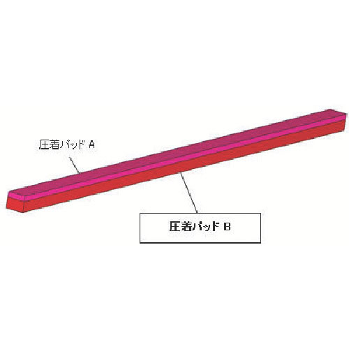 白光 圧着パッドB_