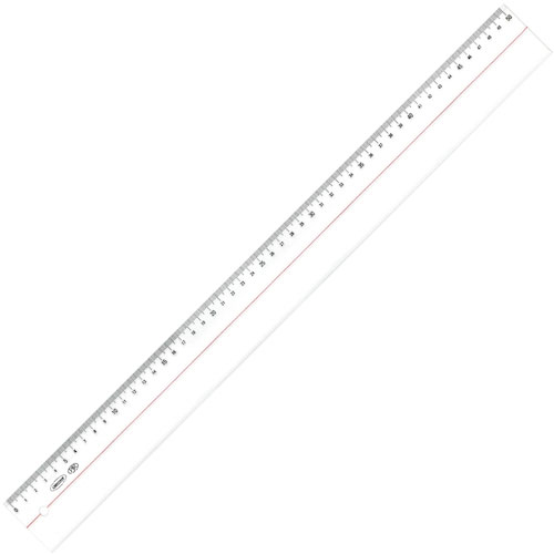 共栄プラスチック　メタクリル直線定規　５０ｃｍ＿