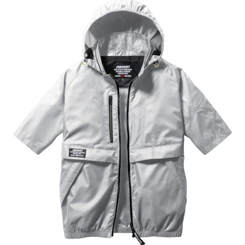 バ-トル AC半袖ブルゾン AC1176-05-XL シルバー_