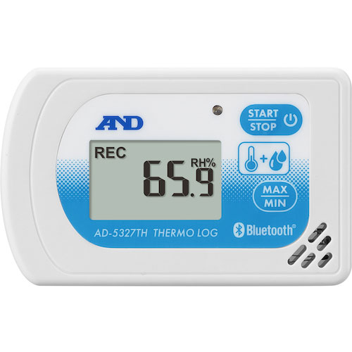 Ａ＆Ｄ　ＢＬＥ温度・湿度データロガー　さ～もろぐ　ＡＤ－５３２７ＴＨ＿