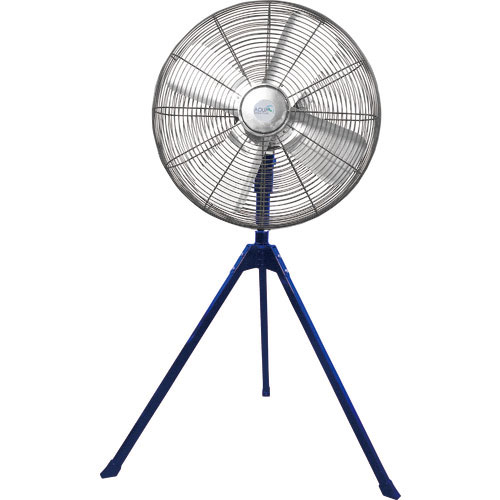 アクアシステム 無給油エアモーター式工場扇 スタンド大型 (アルミハネ60cm)_