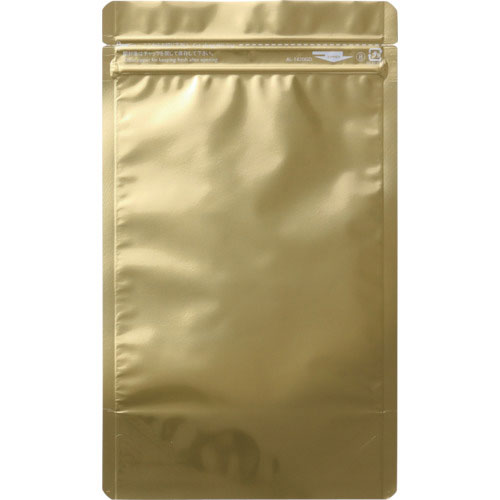 セイニチ　「ラミジップ」　アルミカラースタンドタイプ　金　２００×１４０＋４１　（５０枚入）＿