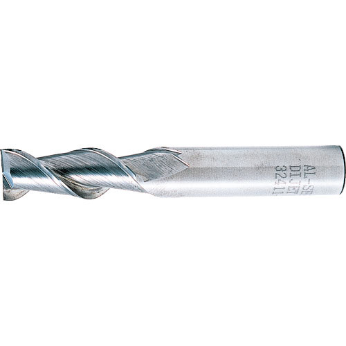 ダイジェット アルミ加工用ソリッドスクエアエンドミル(2枚刃・レギュラー刃長) 1.0mm_