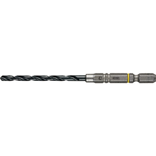 ベッセル クッションドリル(鉄工用)3本組 Φ4.2 全長108mm_