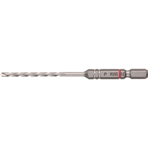 ベッセル 磁器タイル用ドリル APD ドリル径:3.2mm 有効長:45mm_