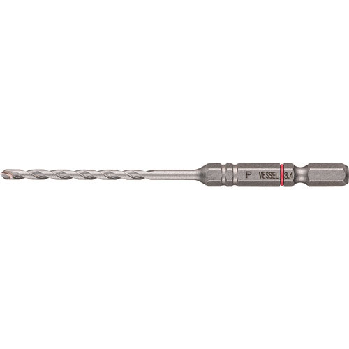 ベッセル 磁器タイル用ドリル APD ドリル径:3.4mm 有効長:45mm_