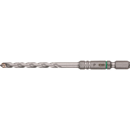 ベッセル 磁器タイル用ドリル APD ドリル径:5.0mm 有効長:50mm_