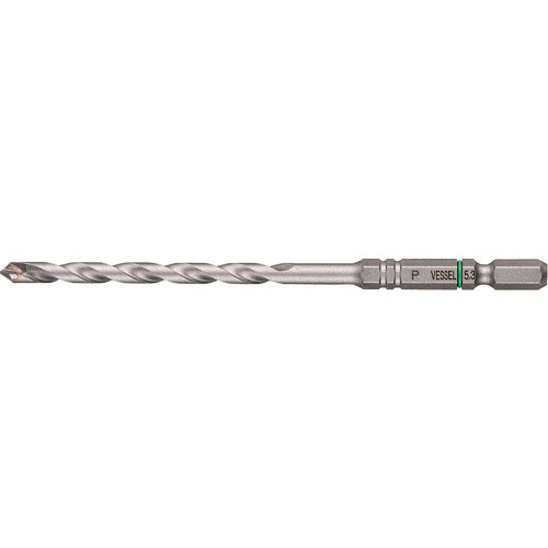 ベッセル 磁器タイル用ドリル APD ドリル径:5.3mm 有効長:65mm_