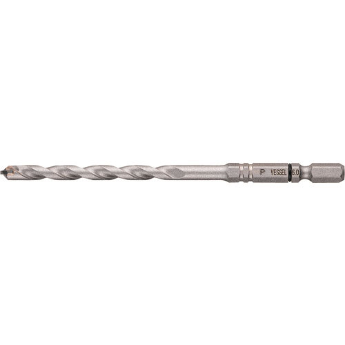 ベッセル 磁器タイル用ドリル APD ドリル径:6.0mm 有効長:65mm_