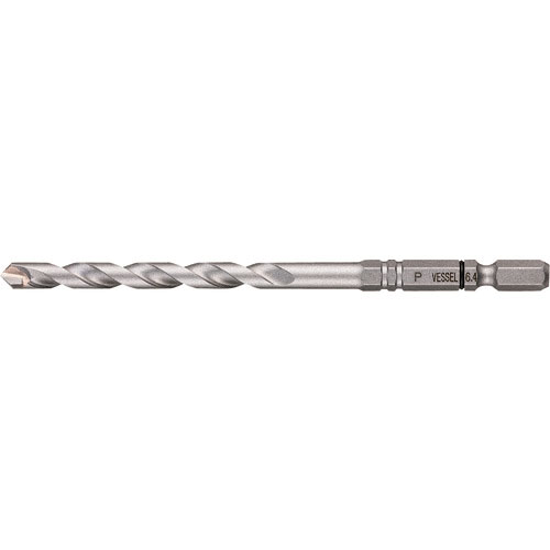 ベッセル 磁器タイル用ドリル APD ドリル径:6.4mm 有効長:65mm_
