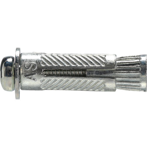 TRUSCO オールプラグボルト なべ頭 M4 16本入 (コンクリート・ブロック用アンカー/ねじ込_