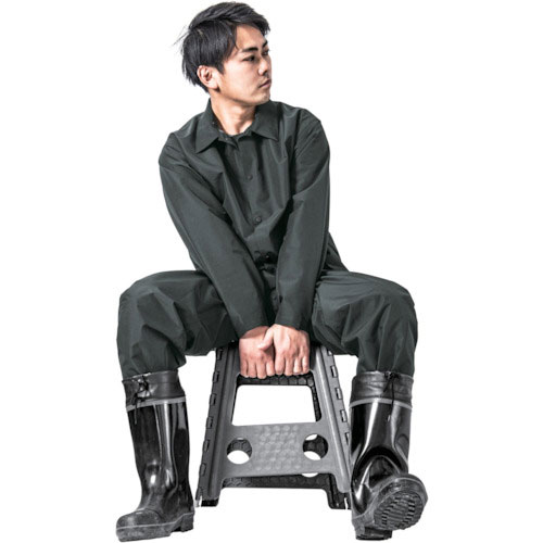 マック きどらないレインウェアセットアップ オフブラック L_