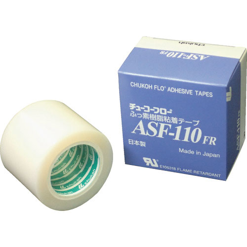 チューコーフロー　フッ素樹脂フィルム粘着テープ　ＡＳＦー１１０ＦＲ　０．２３ｔ×５０ｗ×５ｍ＿