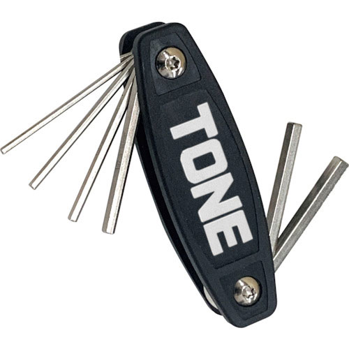 ＴＯＮＥ　六角棒レンチ（ナイフ式）　ナイフレンチ　セット内容１．５、２、２．５、３、４、５、６ｍｍ＿