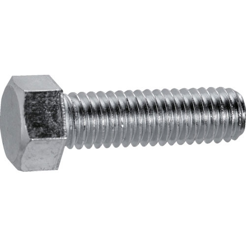 ＴＲＵＳＣＯ　六角ボルト　ユニクロ　インチねじ　Ｗ１／２×２５　１１本入＿