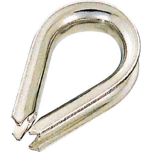 水本 ステンレス 板シンブル 使用ロープ径12~14mm 長さ53mm_