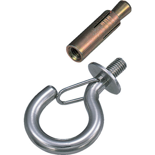 水本 吊金具(ボルトタイプ) ステンレス ボルトフック(カットアンカー付) フックの長さ33mm_