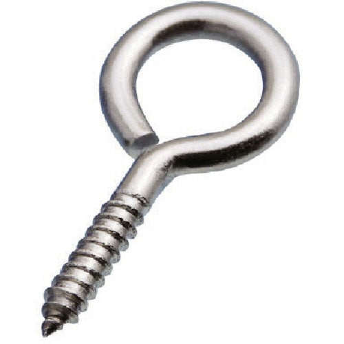 水本 吊金具(ねじ込みタイプ) ステンレス ヒートン 内径12mm (5個入)_