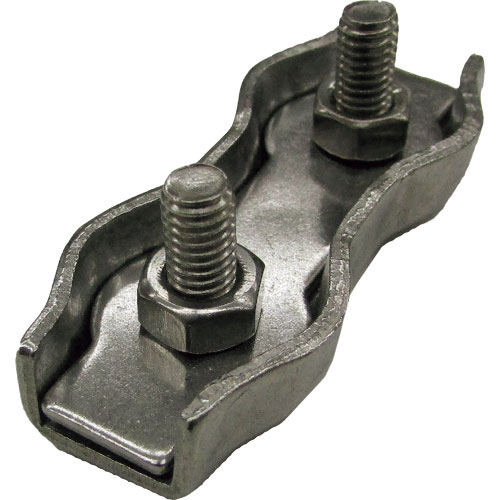 水本 ステンレス ダブルワイヤークリップ 使用ロープ径3mm_