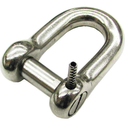 水本　ステンレス　ピン止め沈みシャックル　呼び６ｍｍ　使用荷重１．６７ｋＮ＿