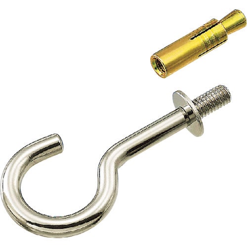 水本 ステンレス 吊りフック(ブネジ)(カットアンカー付) 線径12mm(1個入)_