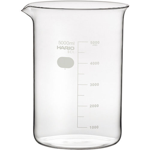 HARIO ビーカー 目安目盛付 5000ml_