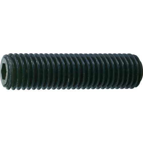 ＴＲＵＳＣＯ　六角穴付止めねじ　平先　黒染め　Ｍ１２×６０　８本入＿