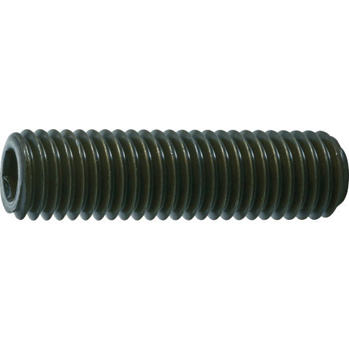 ＴＲＵＳＣＯ　六角穴付止めねじ　平先　黒染め　Ｍ１２×６５　４本入＿