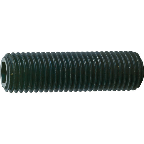 ＴＲＵＳＣＯ　六角穴付止めねじ　平先　黒染め　Ｍ１６×１５　６本入＿