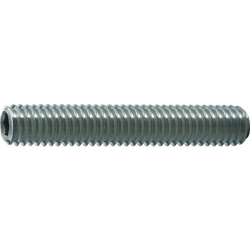 TRUSCO 六角穴付止めねじ 平先 ステンレス M6×10 50本入_